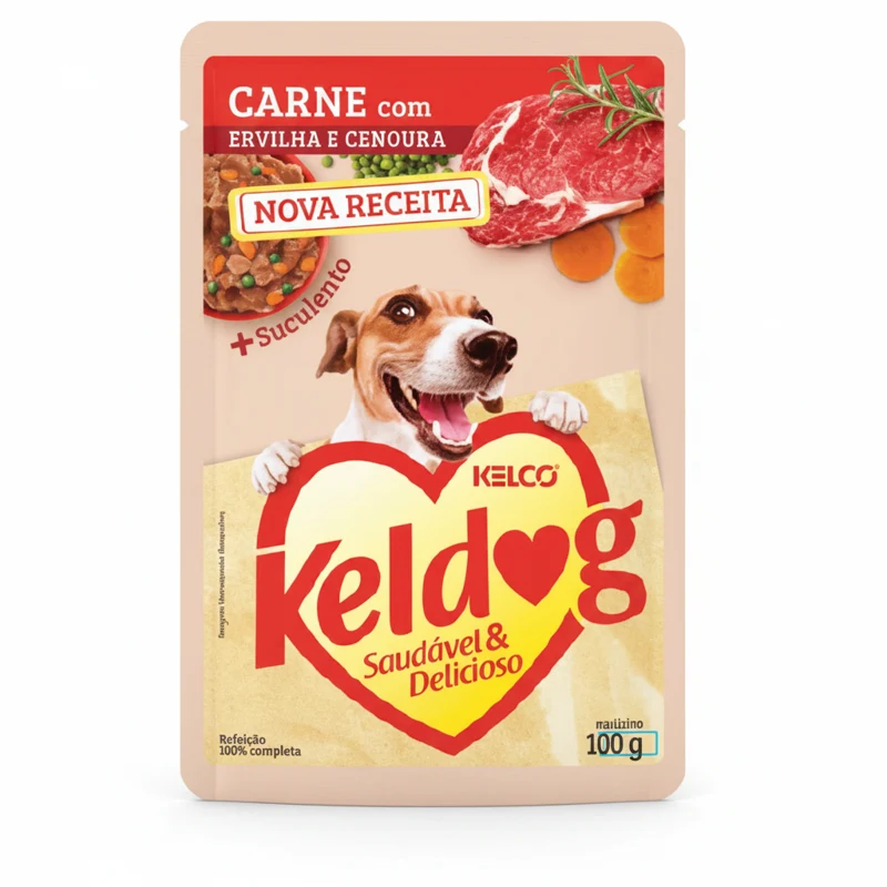 Comida humeda con pollo para perros