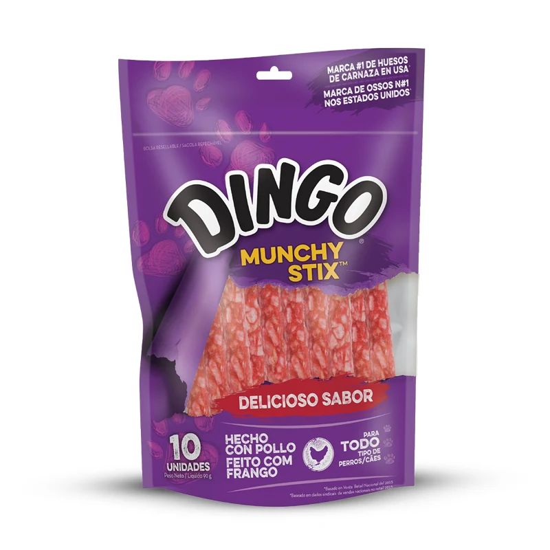Dingo Munchy Stix para Perros x 10 und