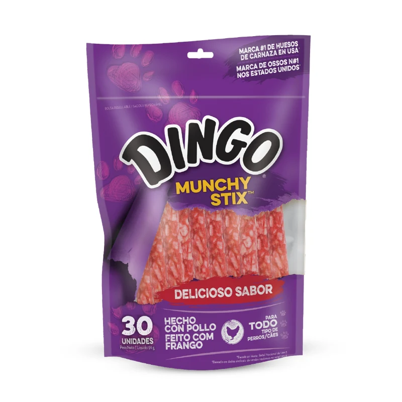 Dingo Munchy Stix para Perros x 30 Unds