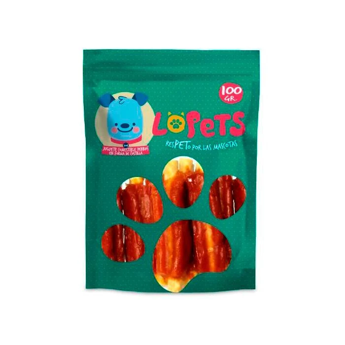 Juguete Comestible Hueso Costilla x 100 Gr