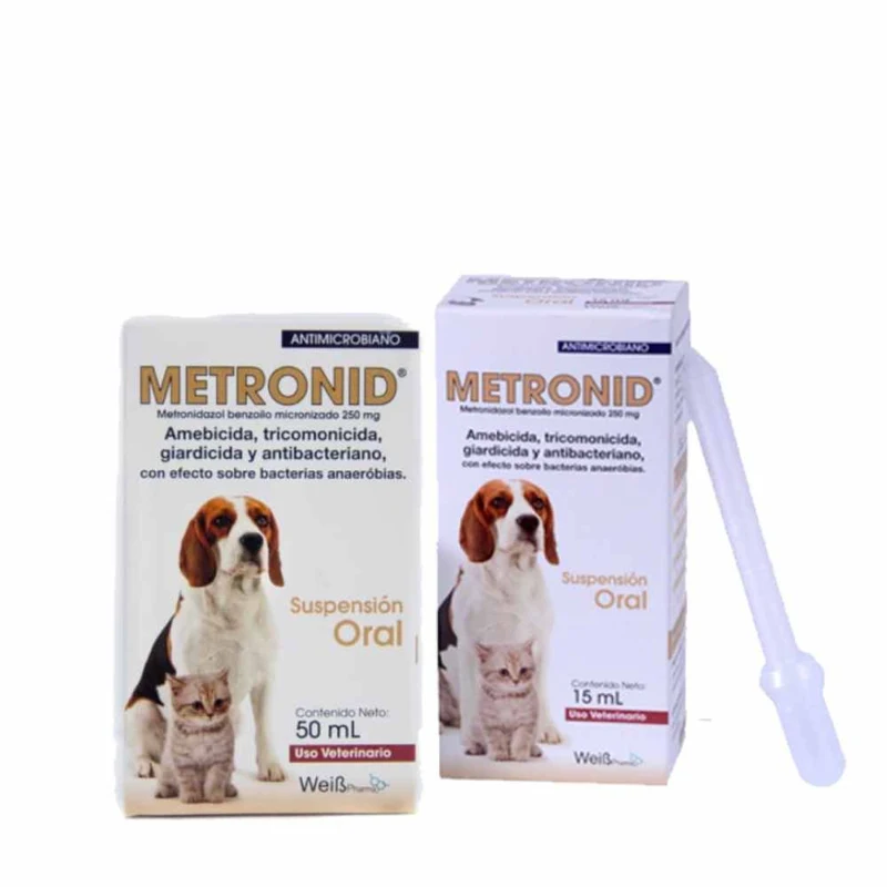 Metronid Suspensión Oral - Antiparasitario para Perros y Gatos