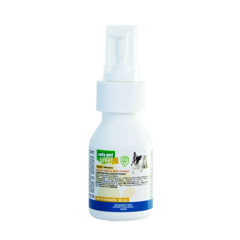 Only Pet Spray control Pulgas y Garrapatas para Perros y Gatos