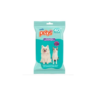 Petys Paños Húmedos Con Clorhexidina x 40 Und