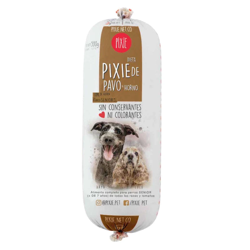 Pixie de Pavo para Perros Senior x 500 g