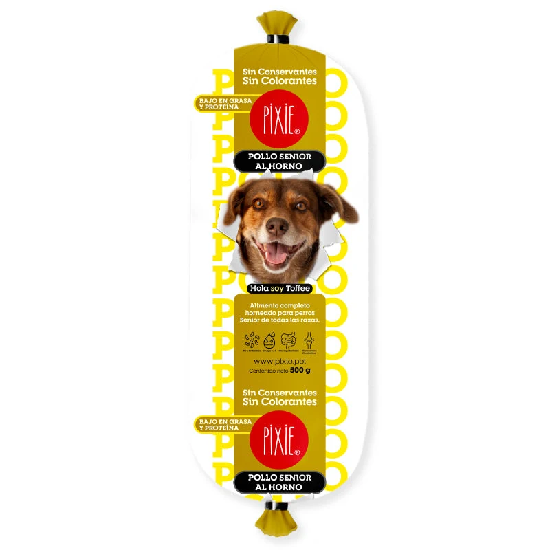 Pixie de Pollo para Perros Senior x 500 g