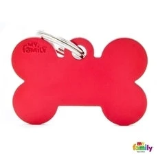 Placa De Identificación Para Mascotas - Hueso Grande Basic