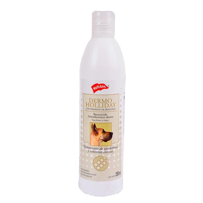 Shampoo Antiséptico Dermoholliday Perros y Gatos 250 Ml