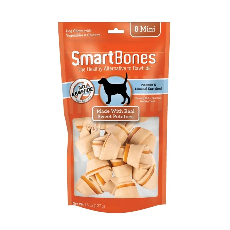 Huesos masticables comestibles para perros